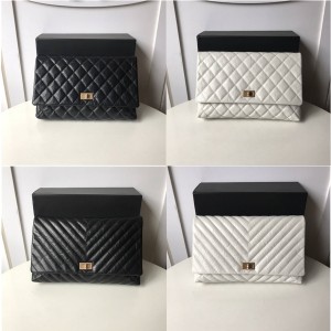 CHANEL香奈儿中国官方网站正品法国奢侈品牌V纹菱格2.55随身包手拿包