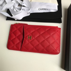 chanel香奈儿包包官网女士长款卡包Classic Pouch for iPhone手机钱包A81598/A84402