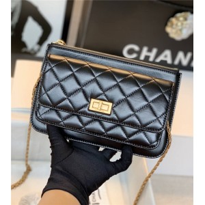 CHANEL香奈儿官网中国奢侈品网新款小牛皮横款链条包小挎包