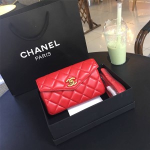 CHANEL香奈儿包包报价女包秋冬新款迷你菱格羊皮腰包