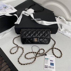 CHANEL香奈儿官网中国奢侈品网购经典链条眼镜盒眼镜包AP2044