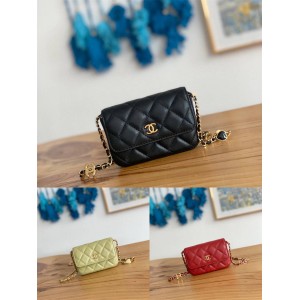 CHANEL CHAIN WALLET Clutch with Chain (AP3036) in 2023