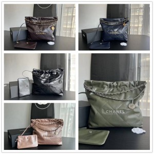 CHANEL香奈儿AS3260 AS3261 22BAG 新色购物袋垃圾袋