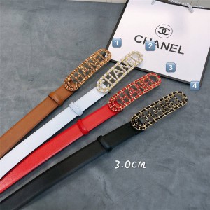 chanel中国官网香奈儿代购皮带英文字母品牌标识30毫米腰带AA6600