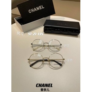 CHANEL香奈儿A75192 CH2186 链条圆框光学眼镜近视眼镜架平光镜